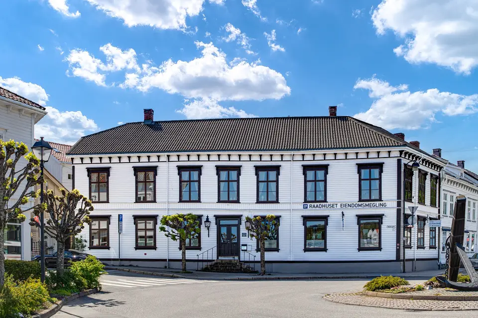 Kontoret vårt i Rådhusgata 1